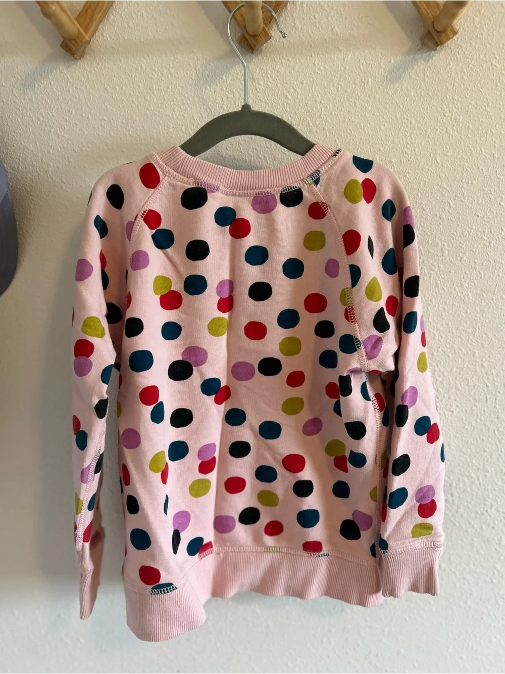Hanna Andersson Light Pink Set with Multicolor Dots